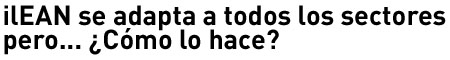 iLEAN se adapta a todos los sectores pero... ¿Cómo lo hace?